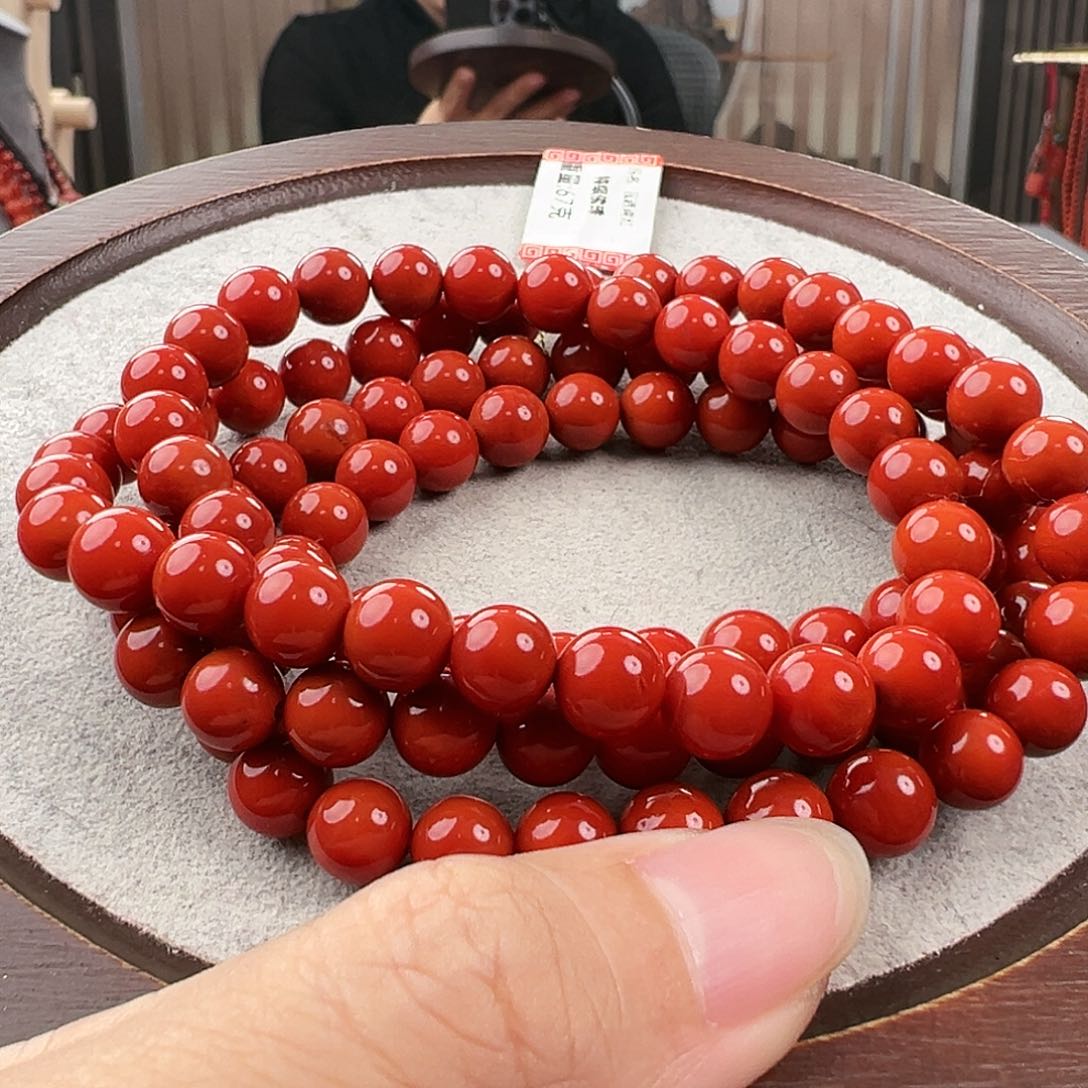 南红玛瑙多圈未镶嵌