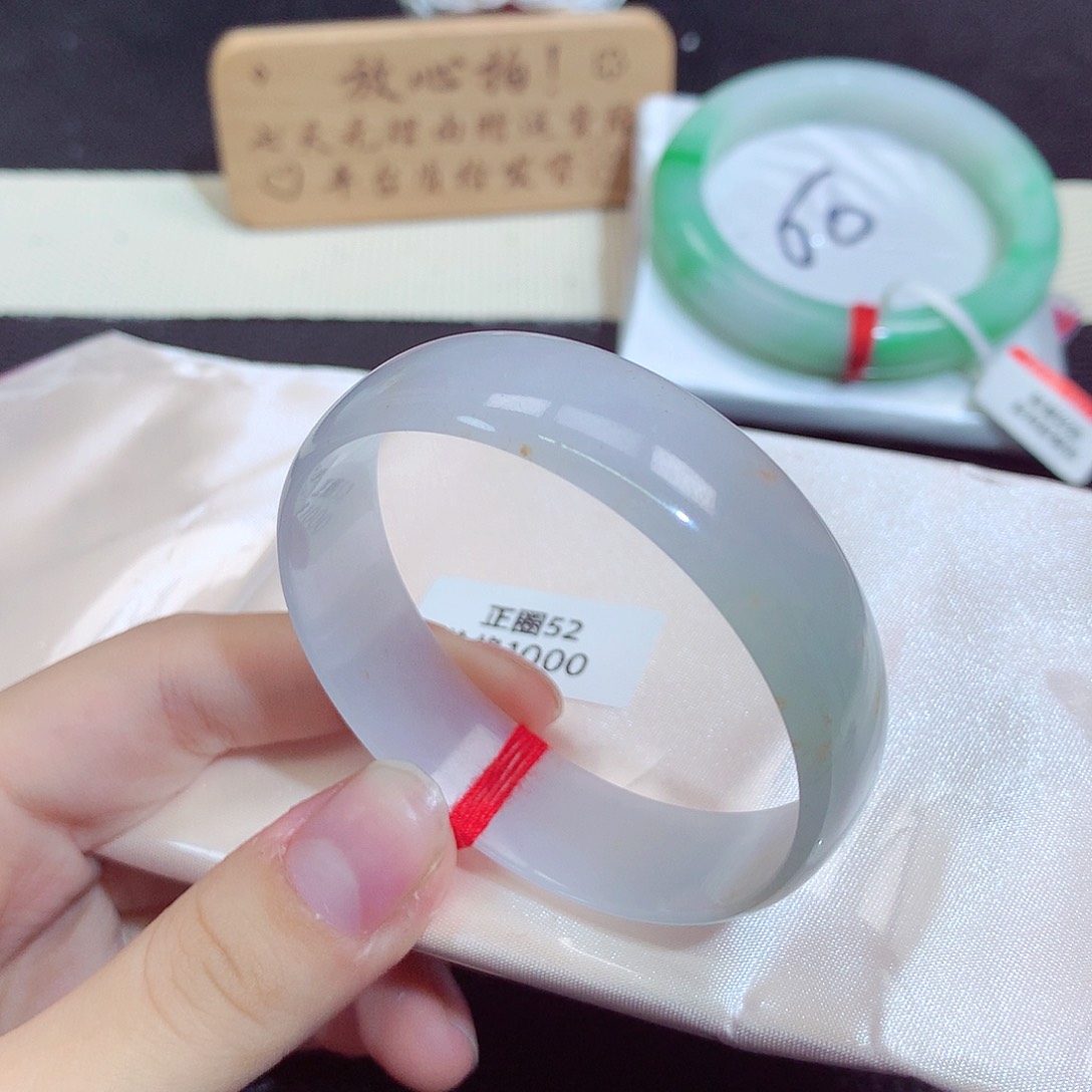 翡翠未镶嵌手镯058