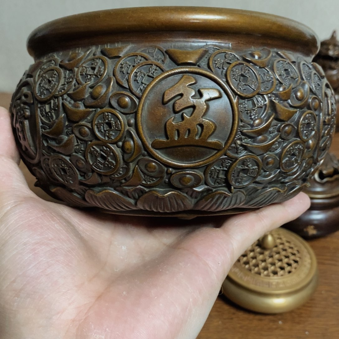 铜盛世铜炉铜器香炉工艺品
