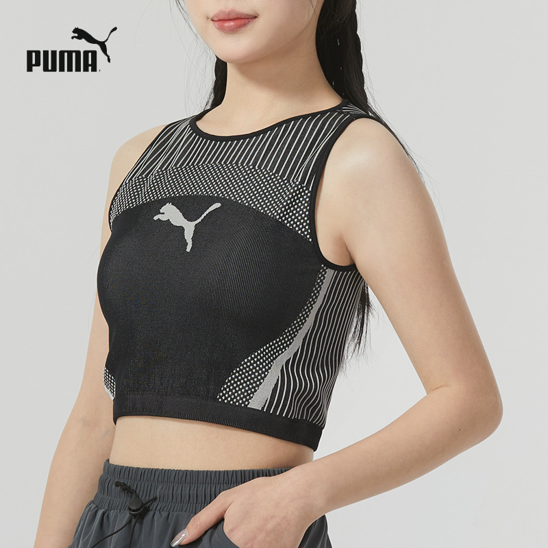 PUMA彪马针织背心女装新款时尚潮流休闲服户外运动服上衣624294