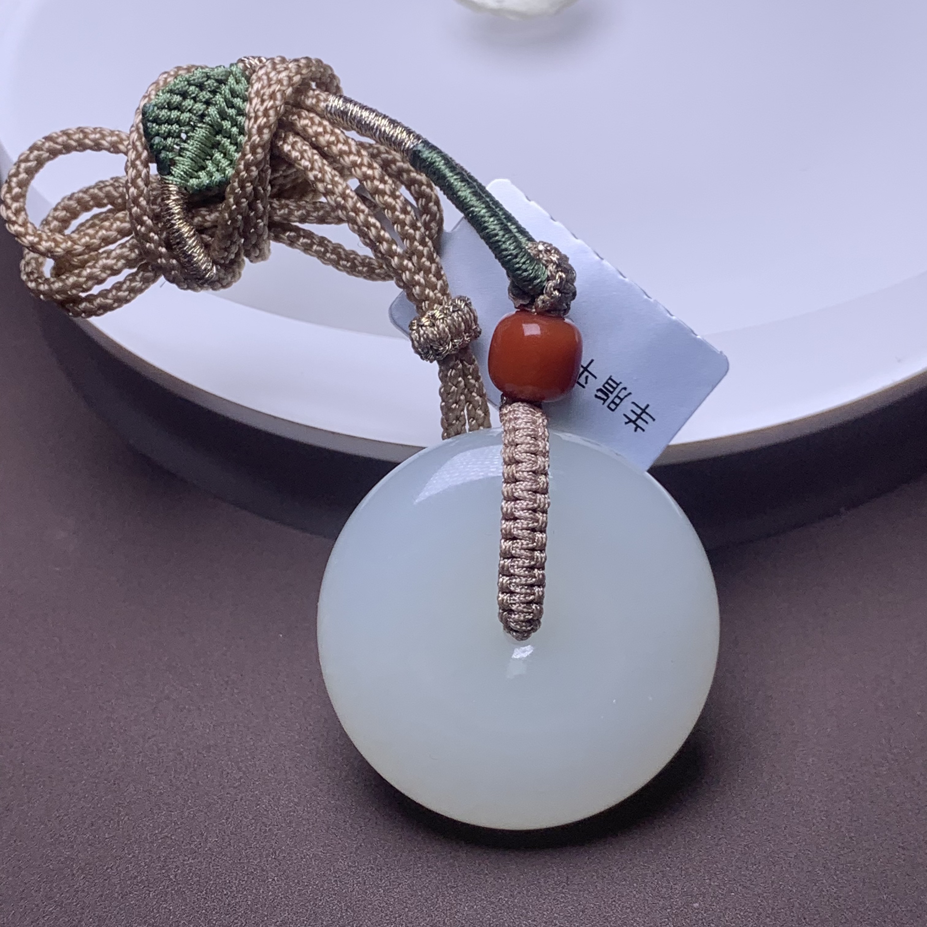 A1384珠宝玉石精选和田玉吊坠