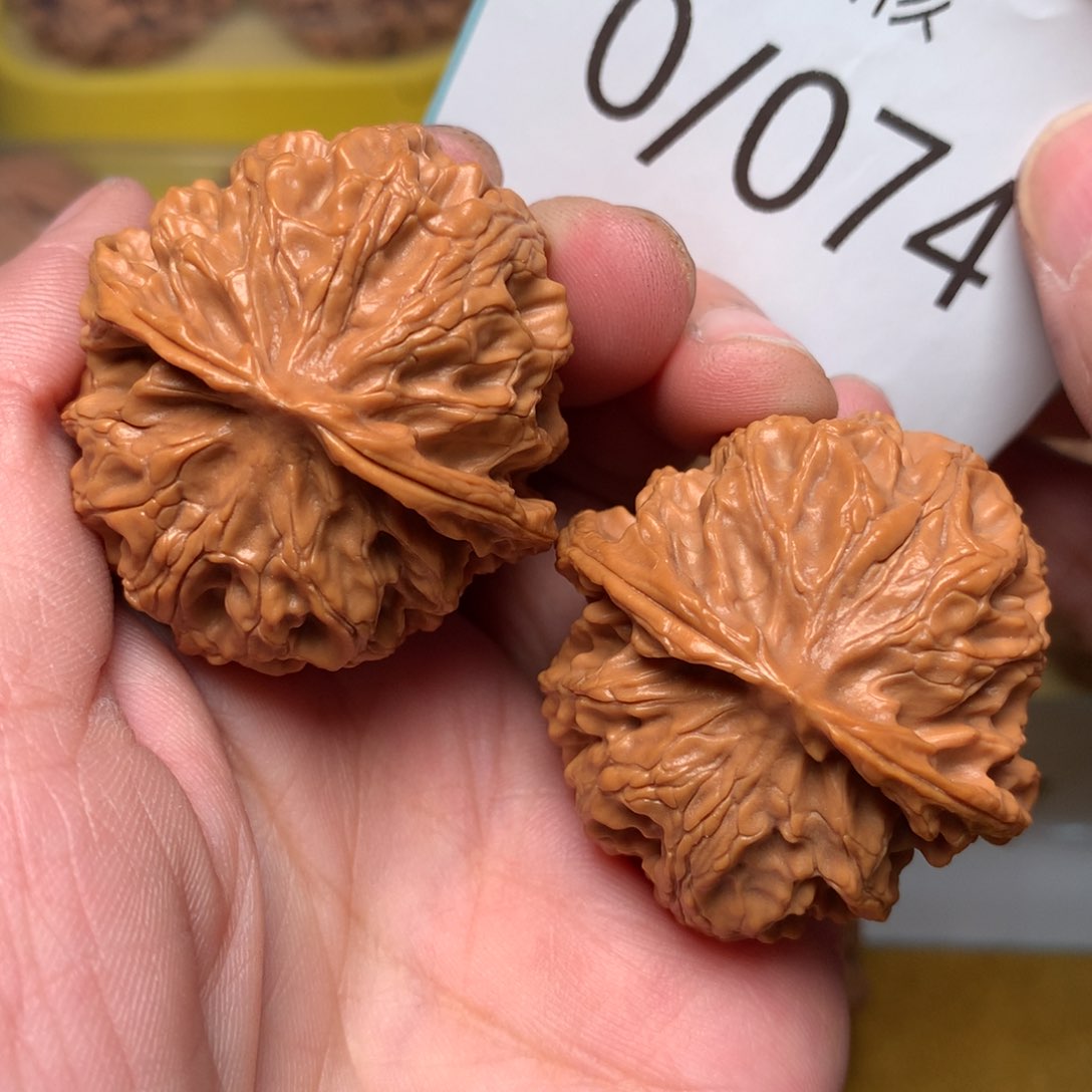 文玩核桃把件肉球苹果38