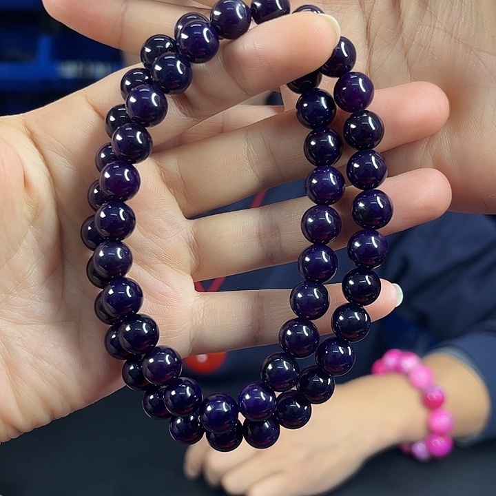 玛瑙未镶嵌颈饰T29紫龙丹项链卡10左右