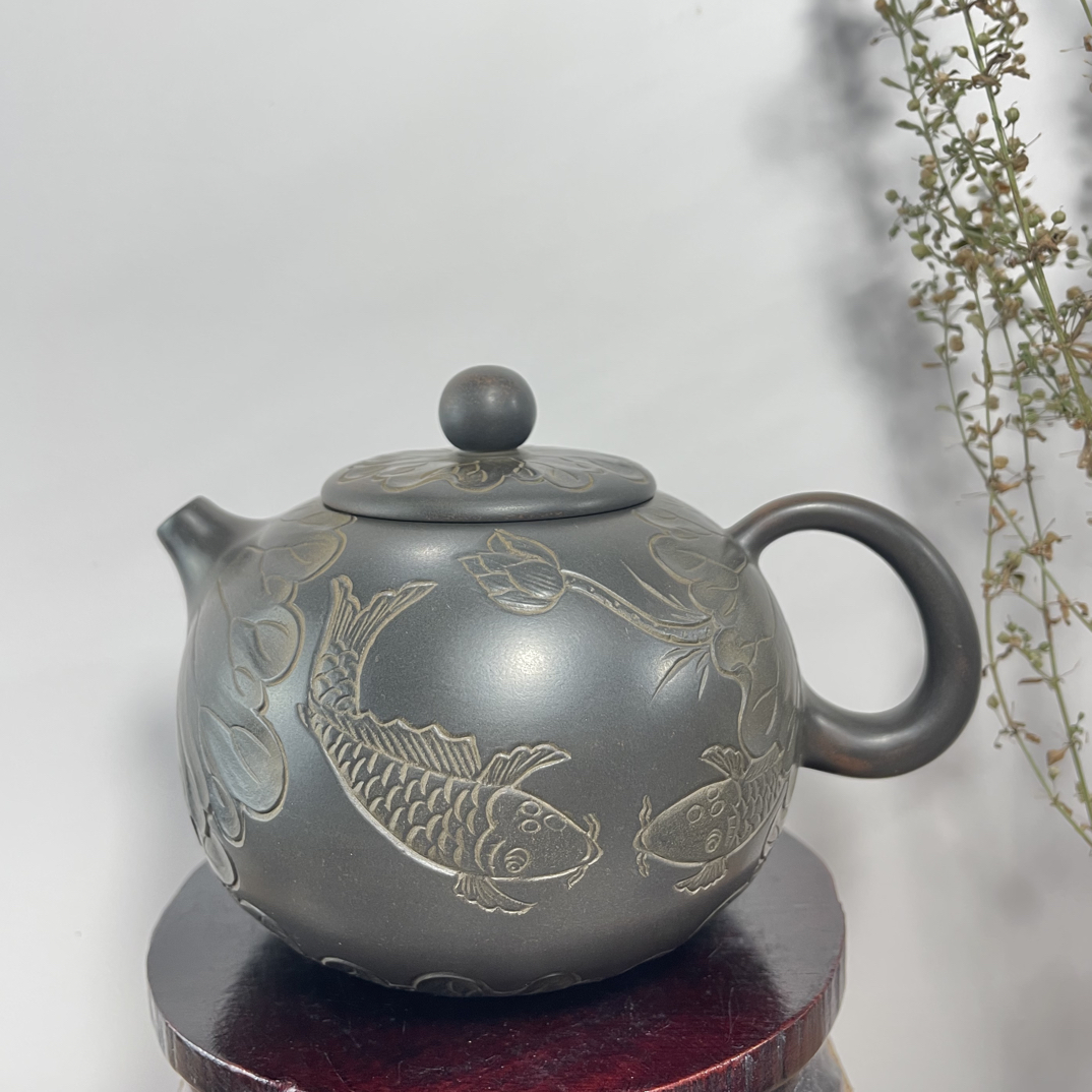 广西钦州坭兴陶手工西施壶泡茶 茶具 精美 纯手工330ml