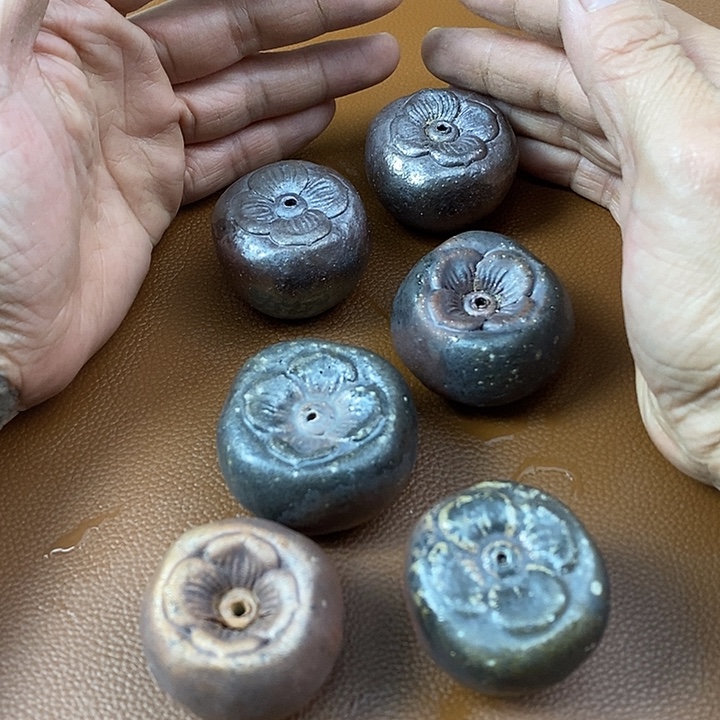 黑***亮手工粗陶、柴烧茶器