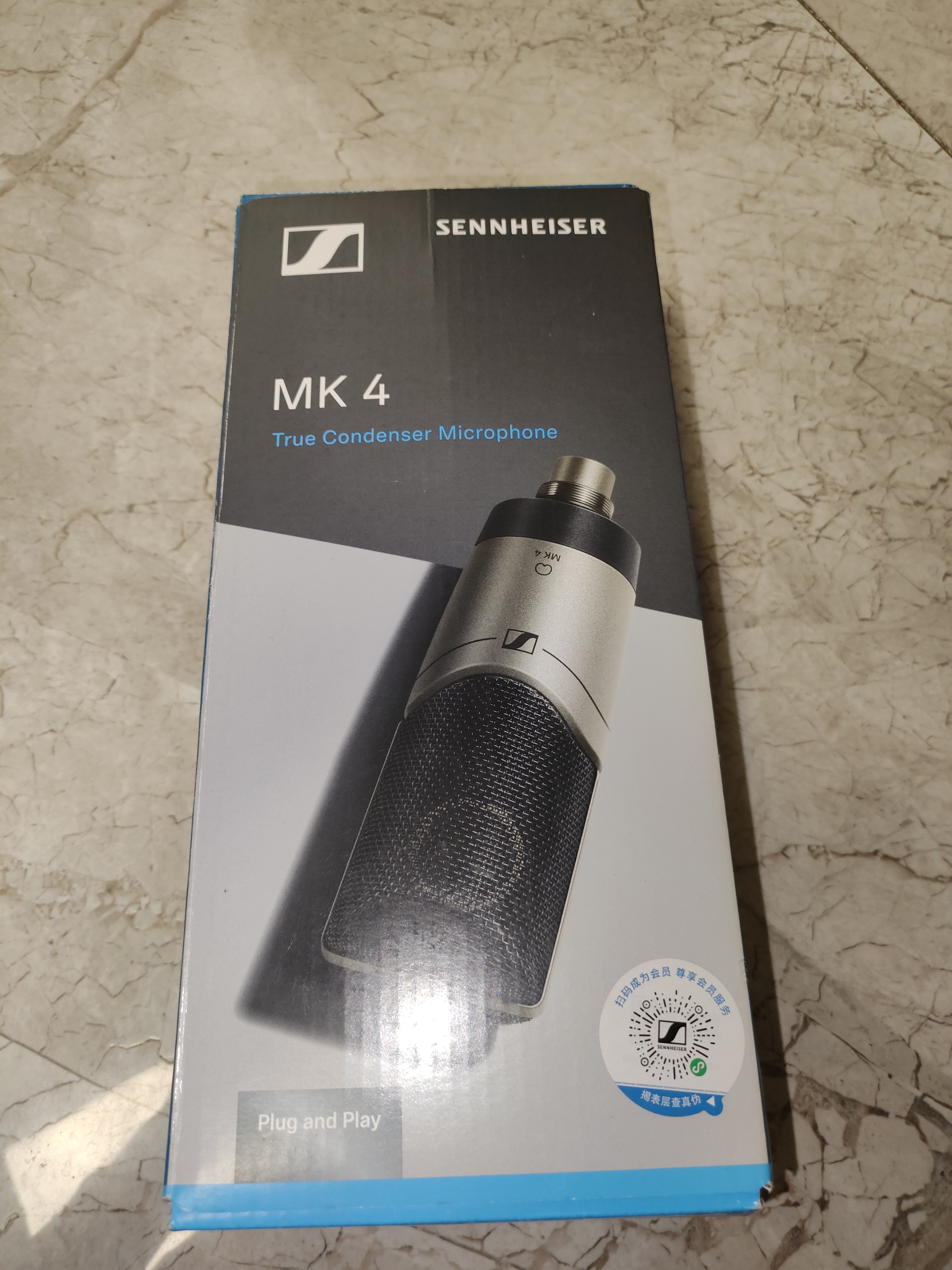 森海mk4电容话筒 全套配置不支持七天无理由