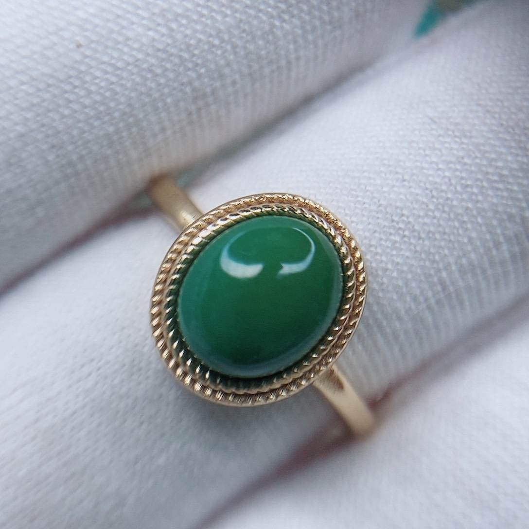 绿松石未镶嵌戒指