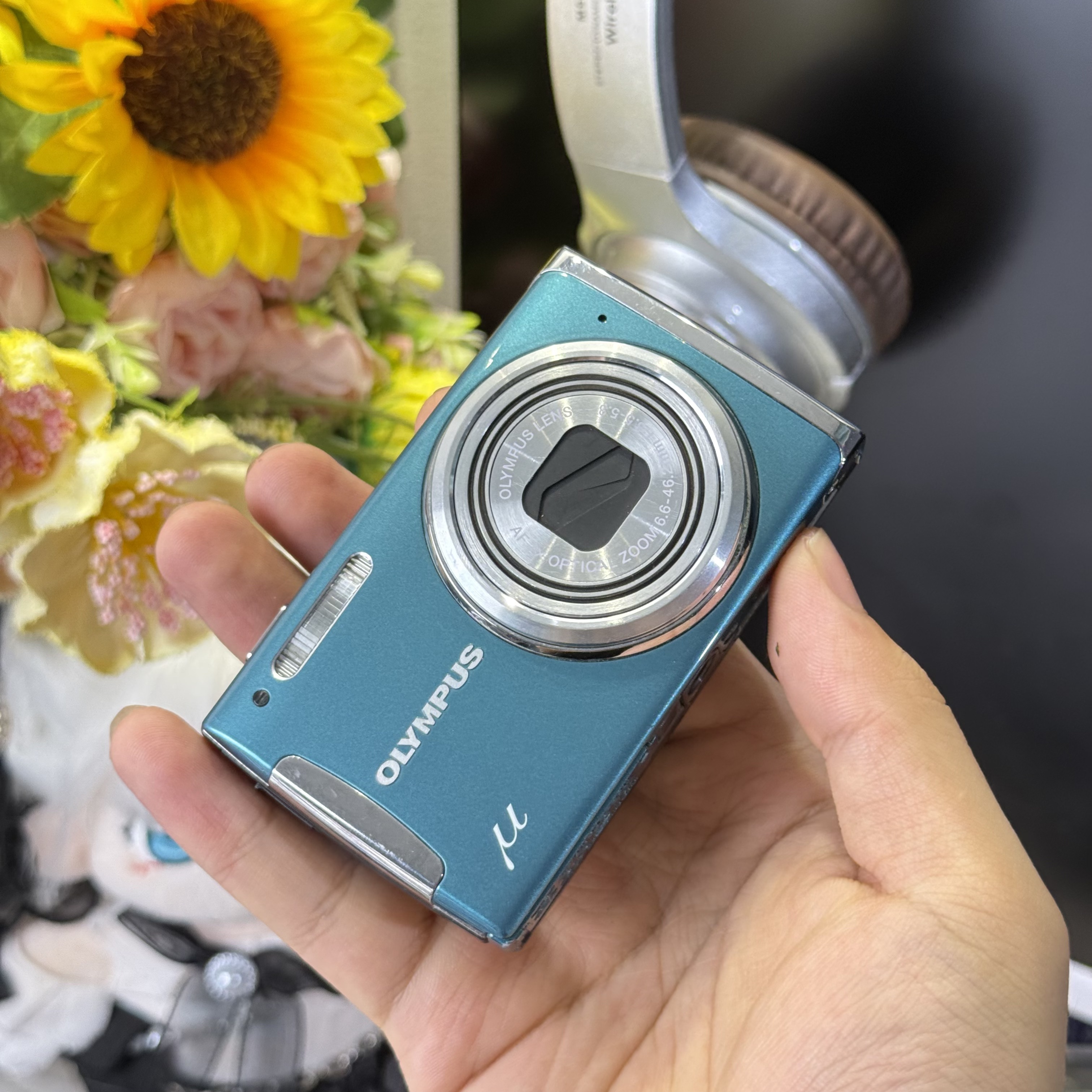 9新 Olympus/奥林巴斯 奥林巴斯u1060 宝石蓝 冷白皮 1200万像素