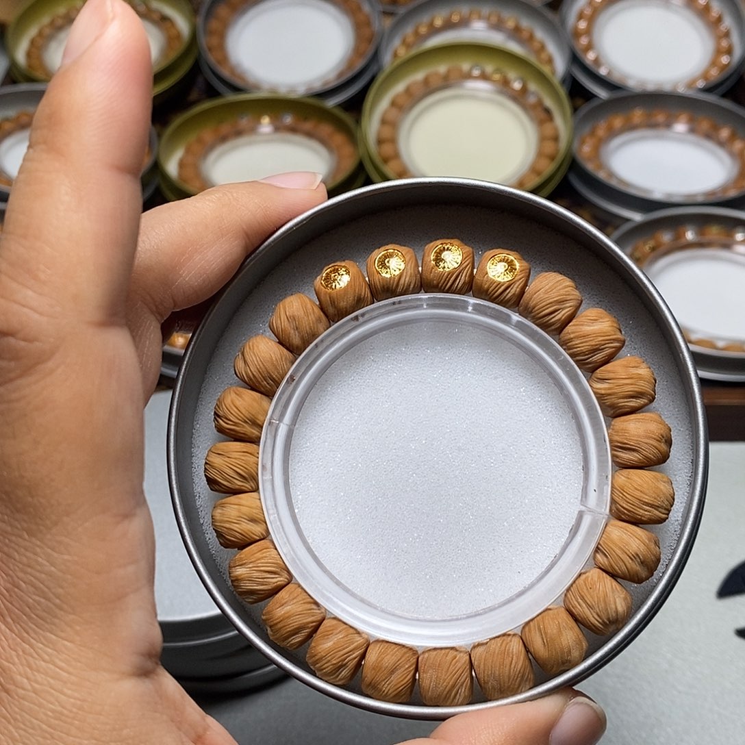 猴头核桃手串50号四标高配鬼印无相11左右