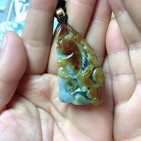 翡翠颈饰未镶嵌天然缅甸翡翠a货