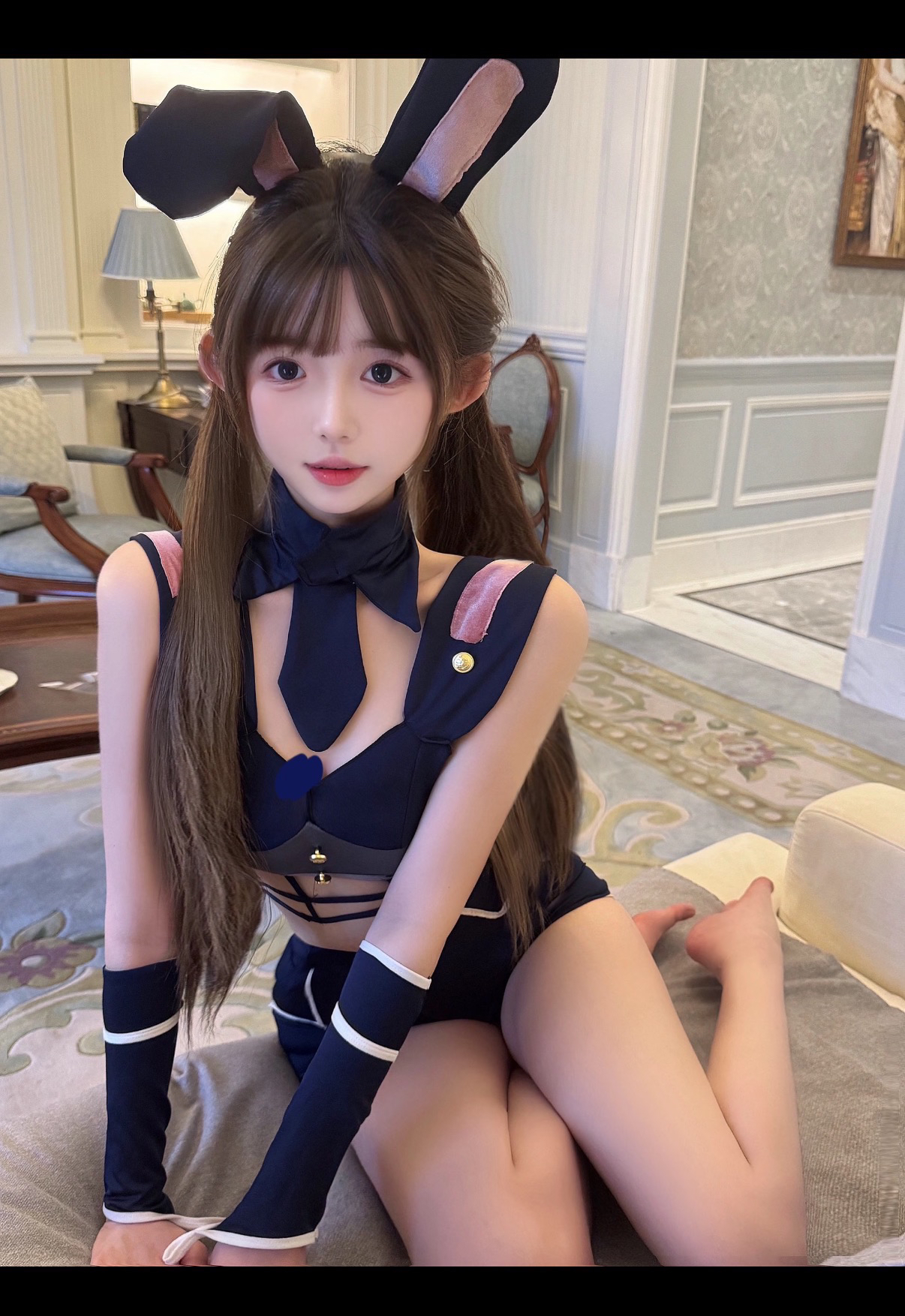 半熟起司【朱迪甜心】警官风纯欲私房睡裙性感女高级感显瘦睡衣