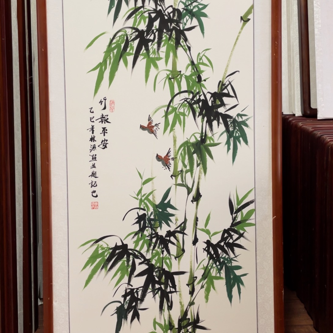 国画带框尺寸63*123厘米