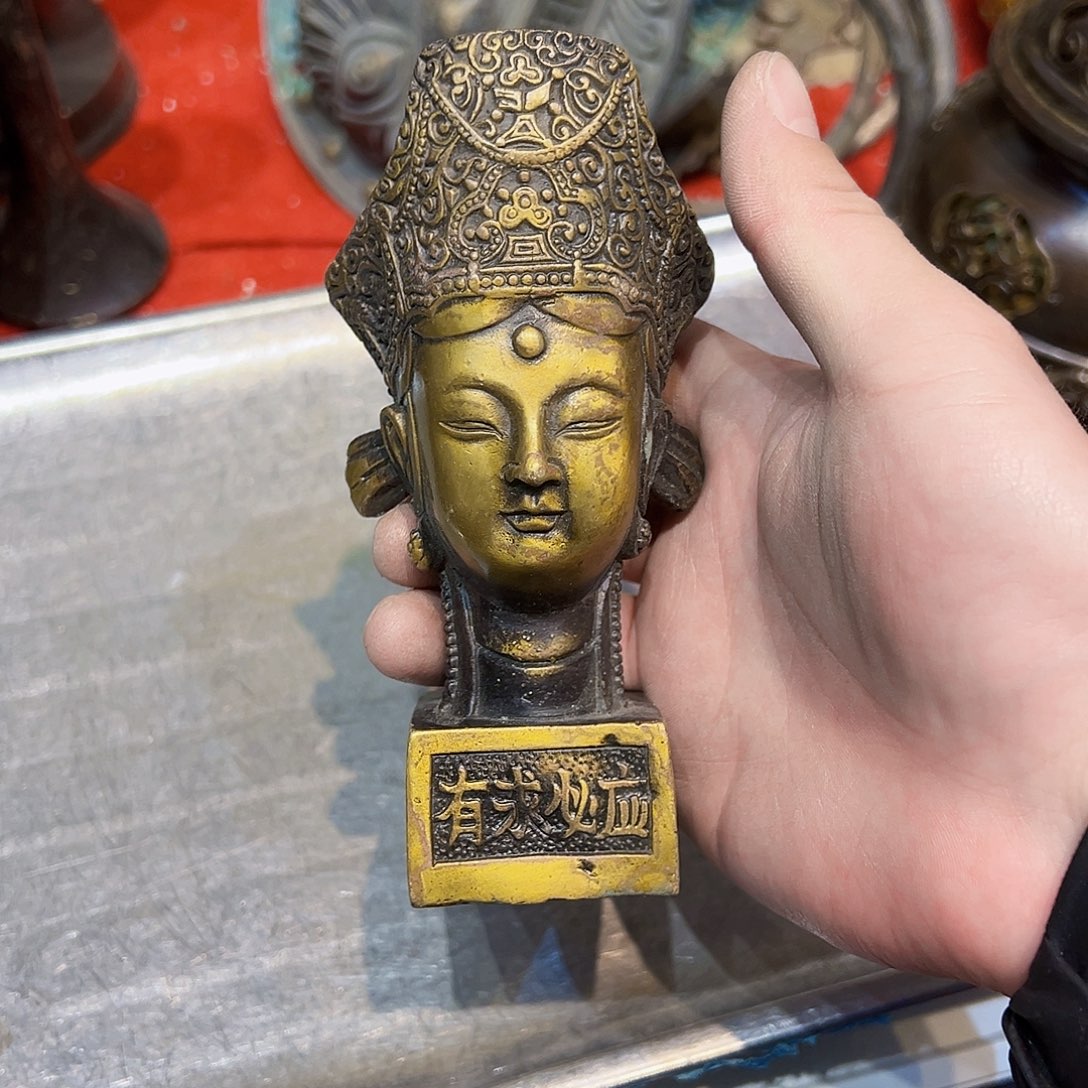 黄铜材质，文房摆件