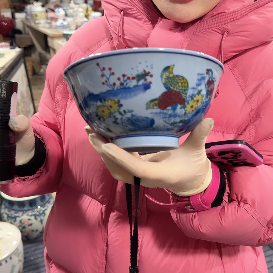 摆件瓷//////景德镇陶瓷瓷器。紫。6寸。