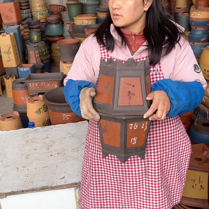 紫砂花盆盆栽花卉苗木种植