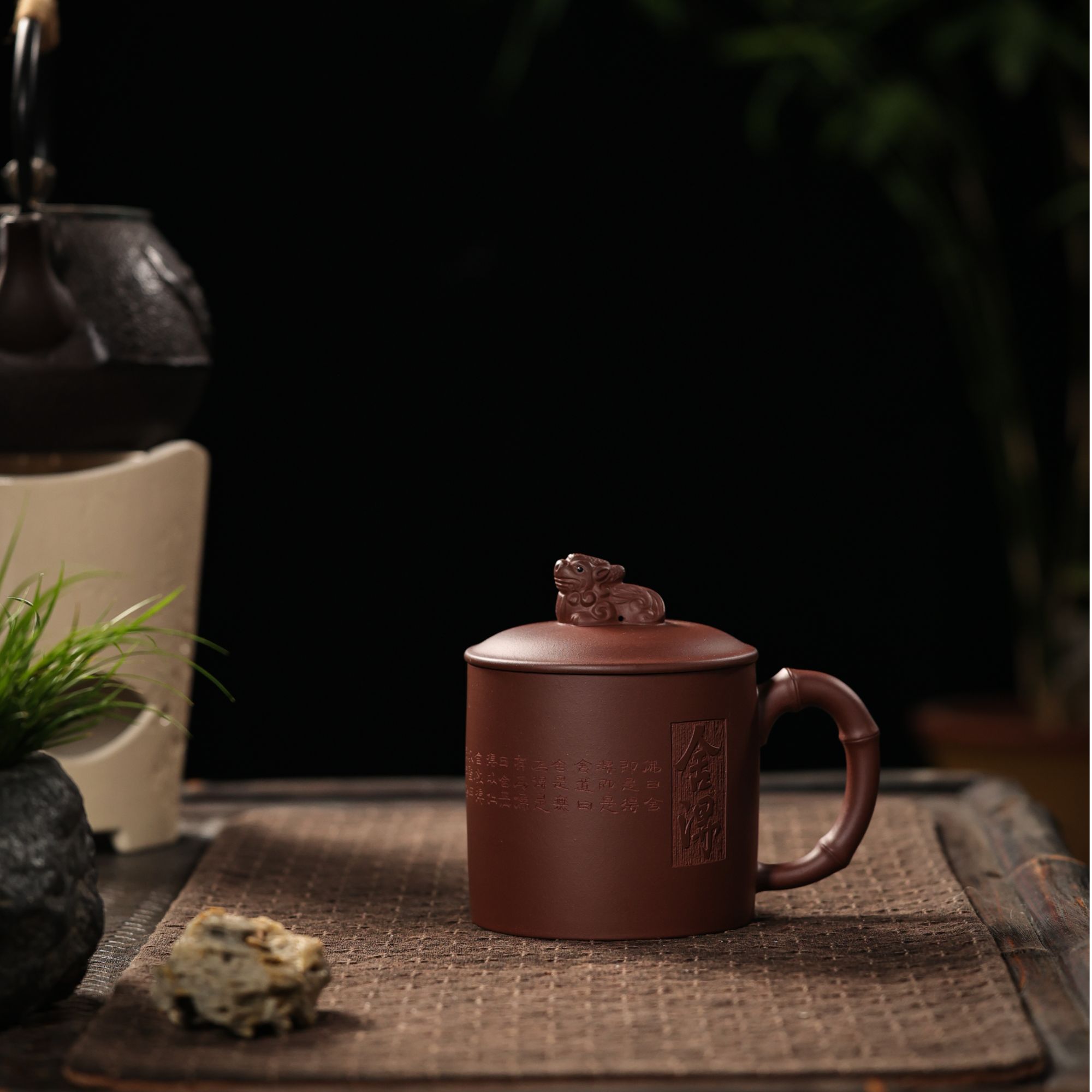 宜兴原矿底槽青紫砂杯 舍得 480cc