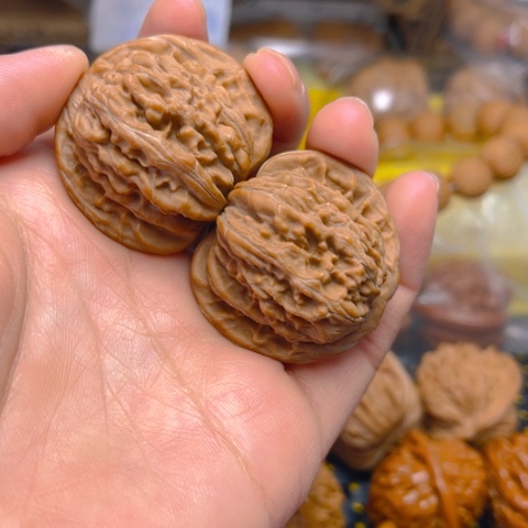 文玩核桃吊坠四座楼