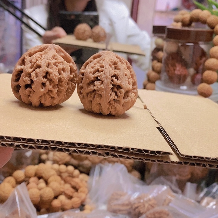 【闪购商品】文玩核桃把件40.5粗筋天残脚