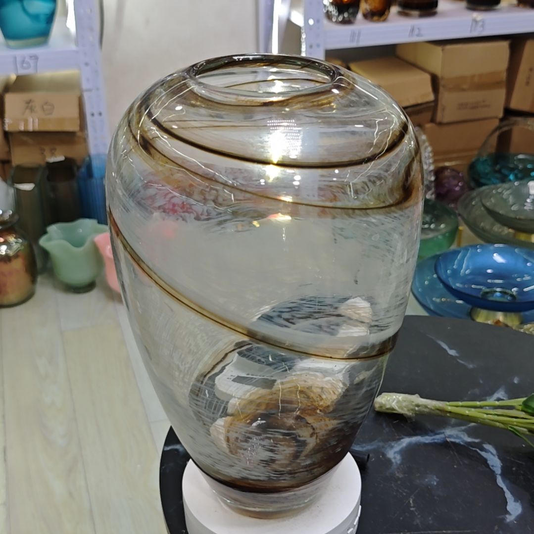 高36口8琉璃造型花瓶