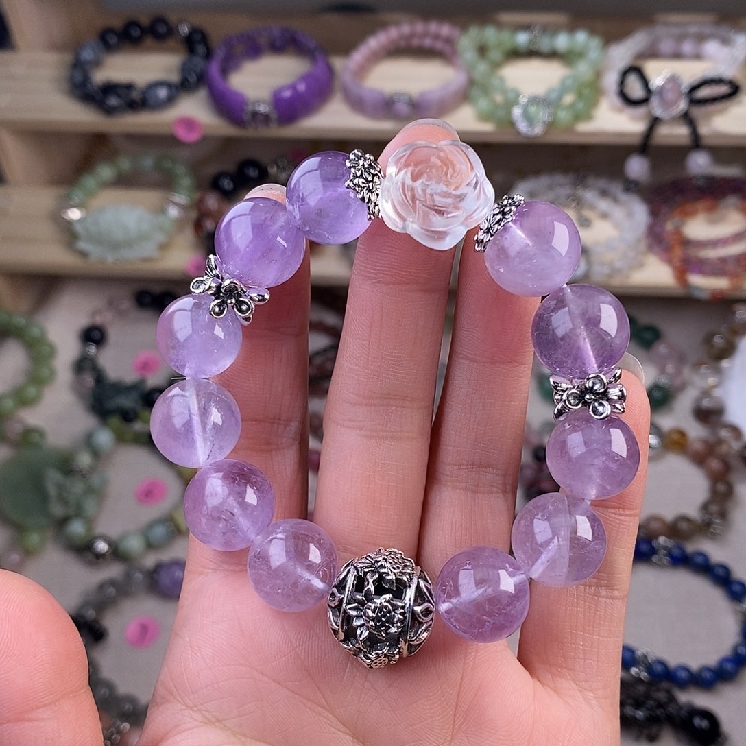 玛瑙/玉髓手链未镶嵌15毫米