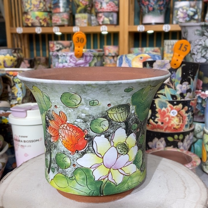 红陶景德镇艺术手绘作品