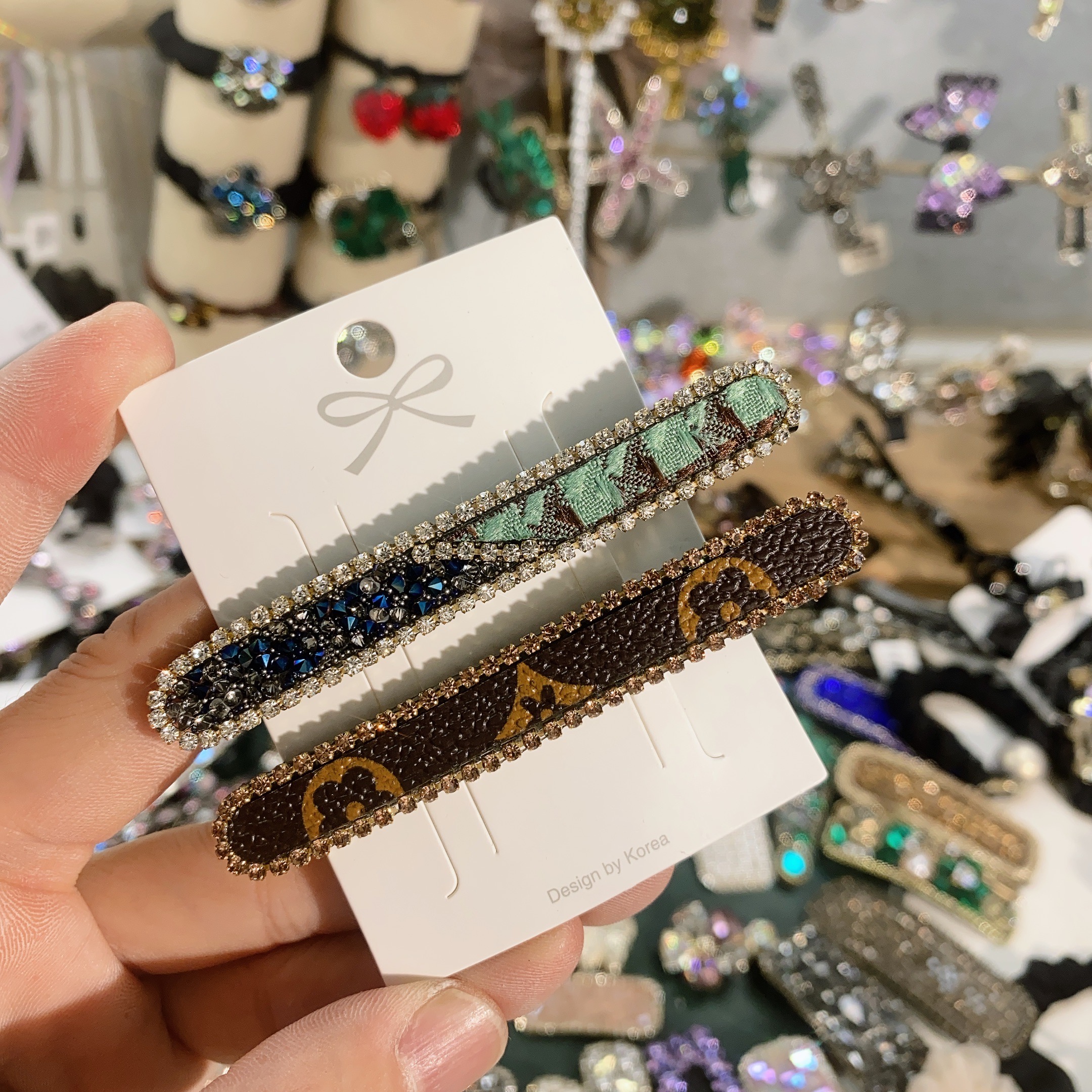 Y06-单只装-韩版-双拼-大号-鸭嘴夹≈8cm