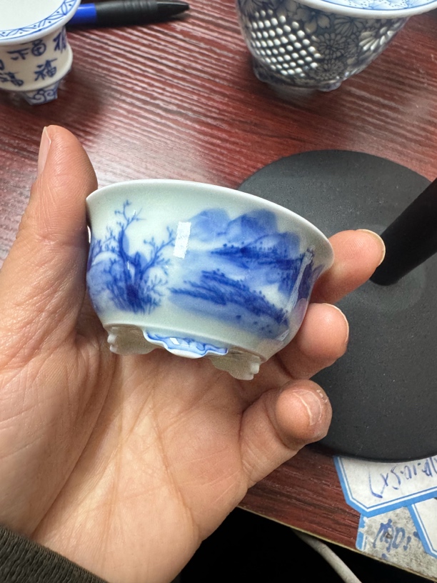 手工手绘陶瓷茶杯