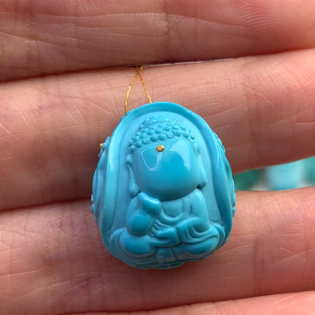 绿松石珠宝奇石未镶嵌