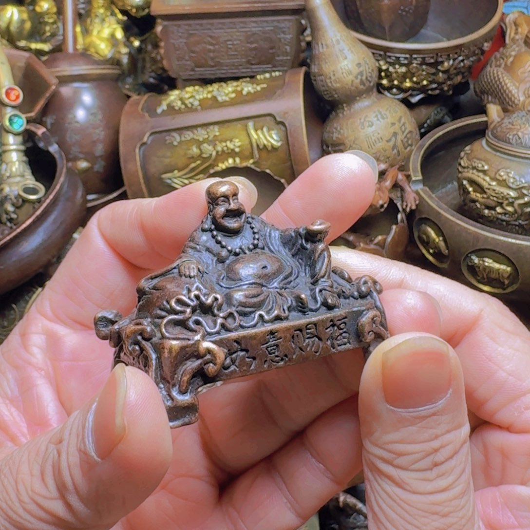 铜器摆件收收藏藏