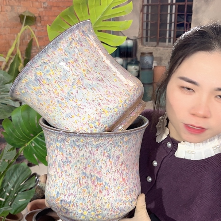 正品口22高21花盆……