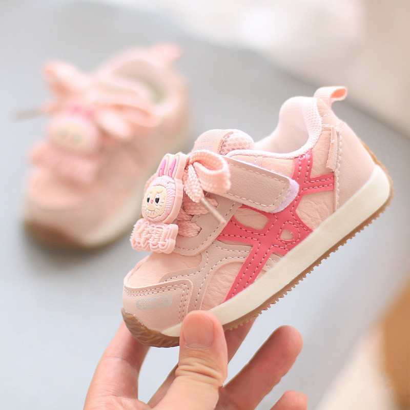 新款冬款加绒儿童运动鞋男宝宝学步鞋软底休闲女童1-3岁幼儿防滑