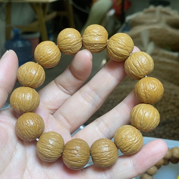 猴头核桃手串高*聚宝盆