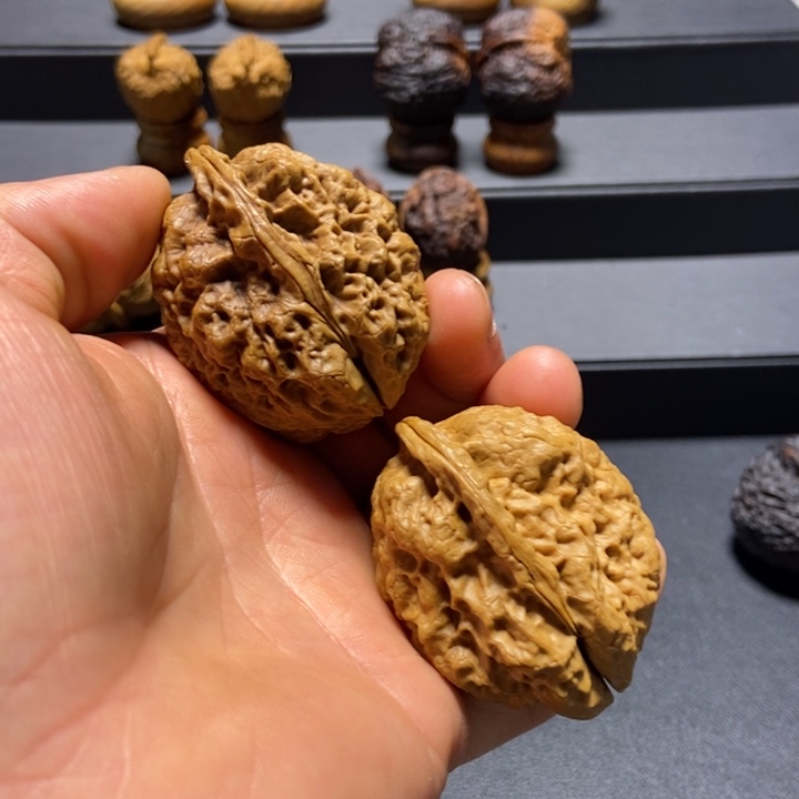 文玩核桃把件B霸王滚龙蟾42