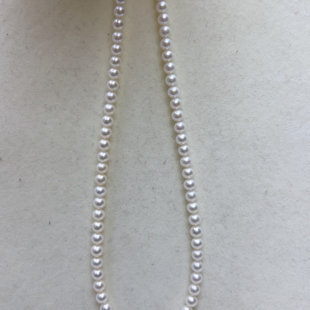 淡水珍珠颈饰银S925镶嵌