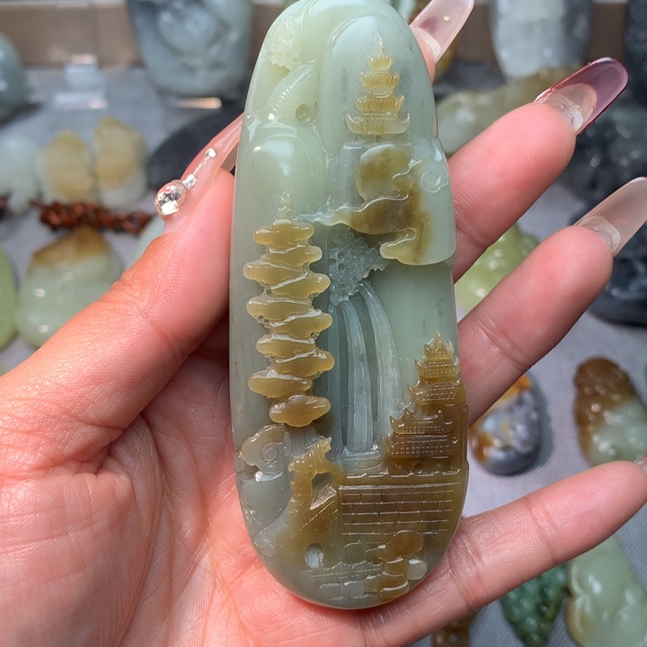 和田玉挂件未镶嵌