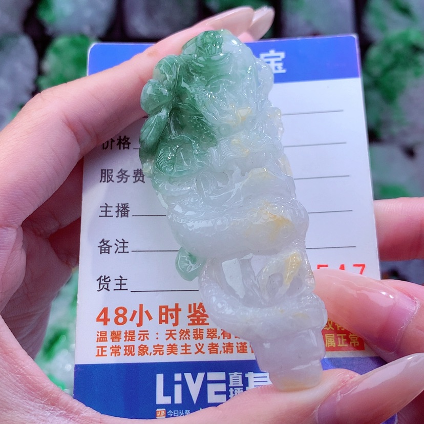 【闪购商品】翡翠颈饰未镶嵌挂件