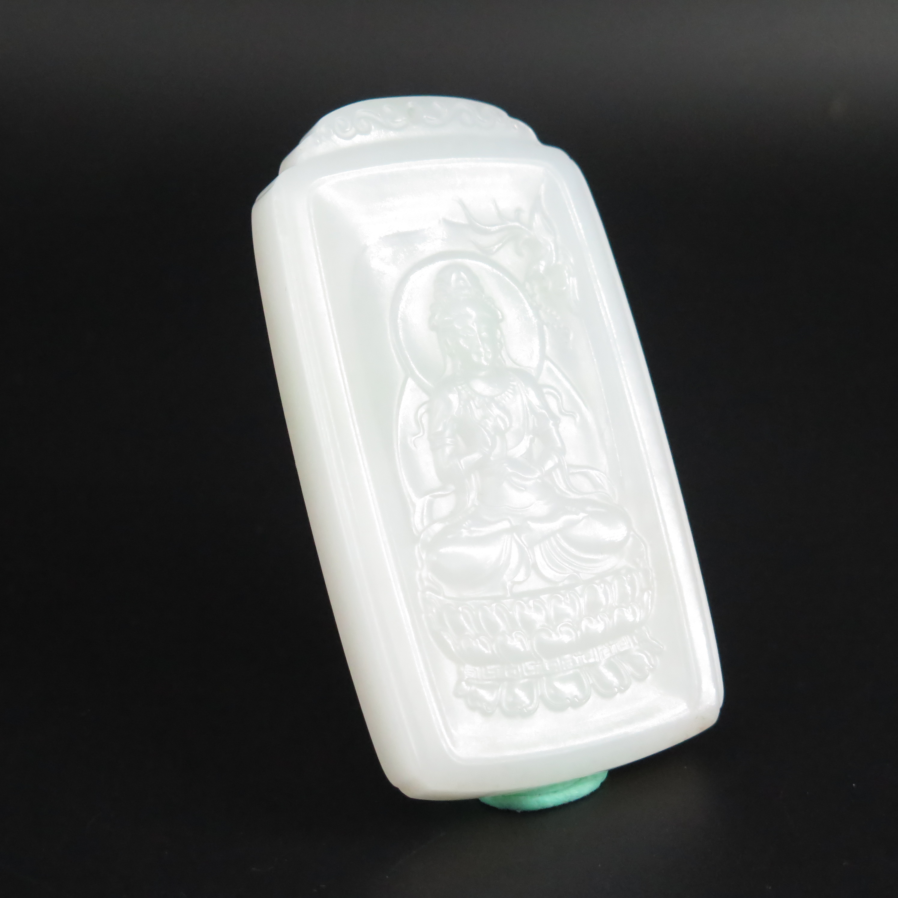 民国观音造像牌/HY562647/和田玉/槐荫山房