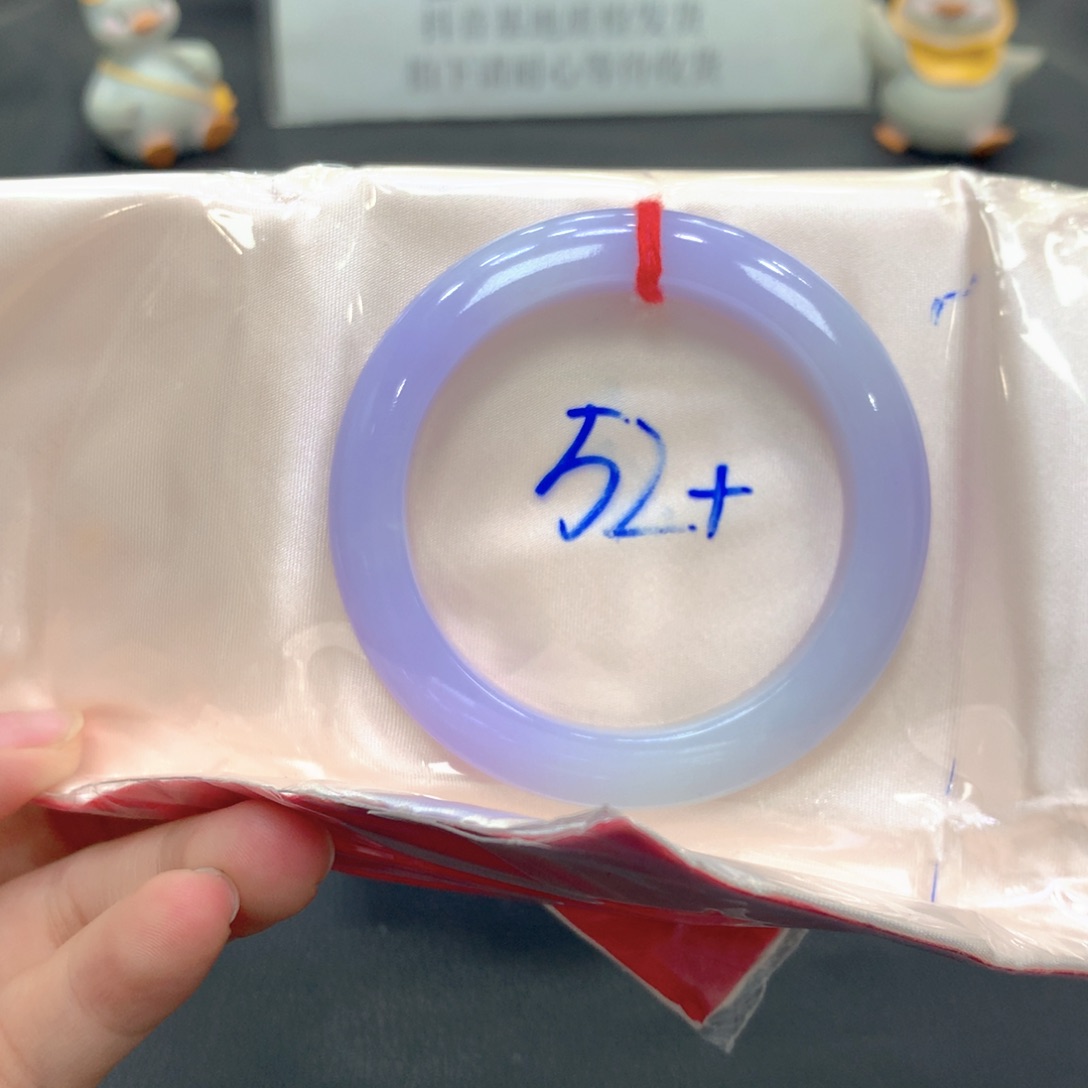 翡翠未镶嵌手镯52正