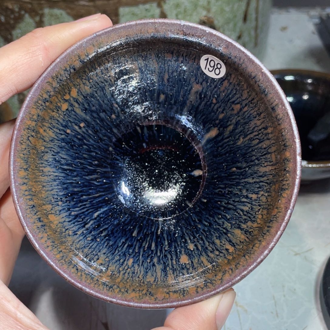 看***.茶盏龙窑柴烧建盏198