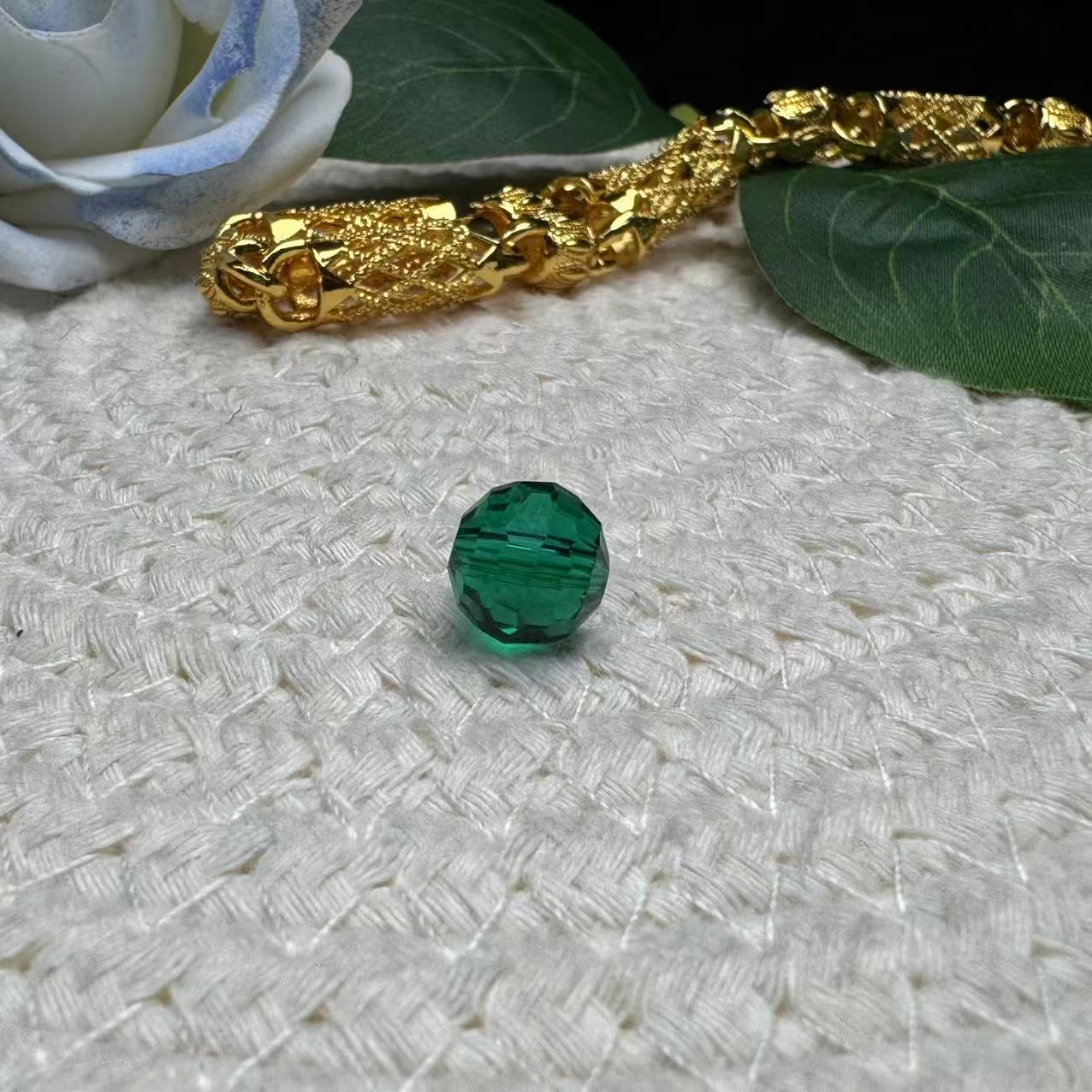 ZZZ TXL006【浩然推荐】金绿豪奢珠配项链