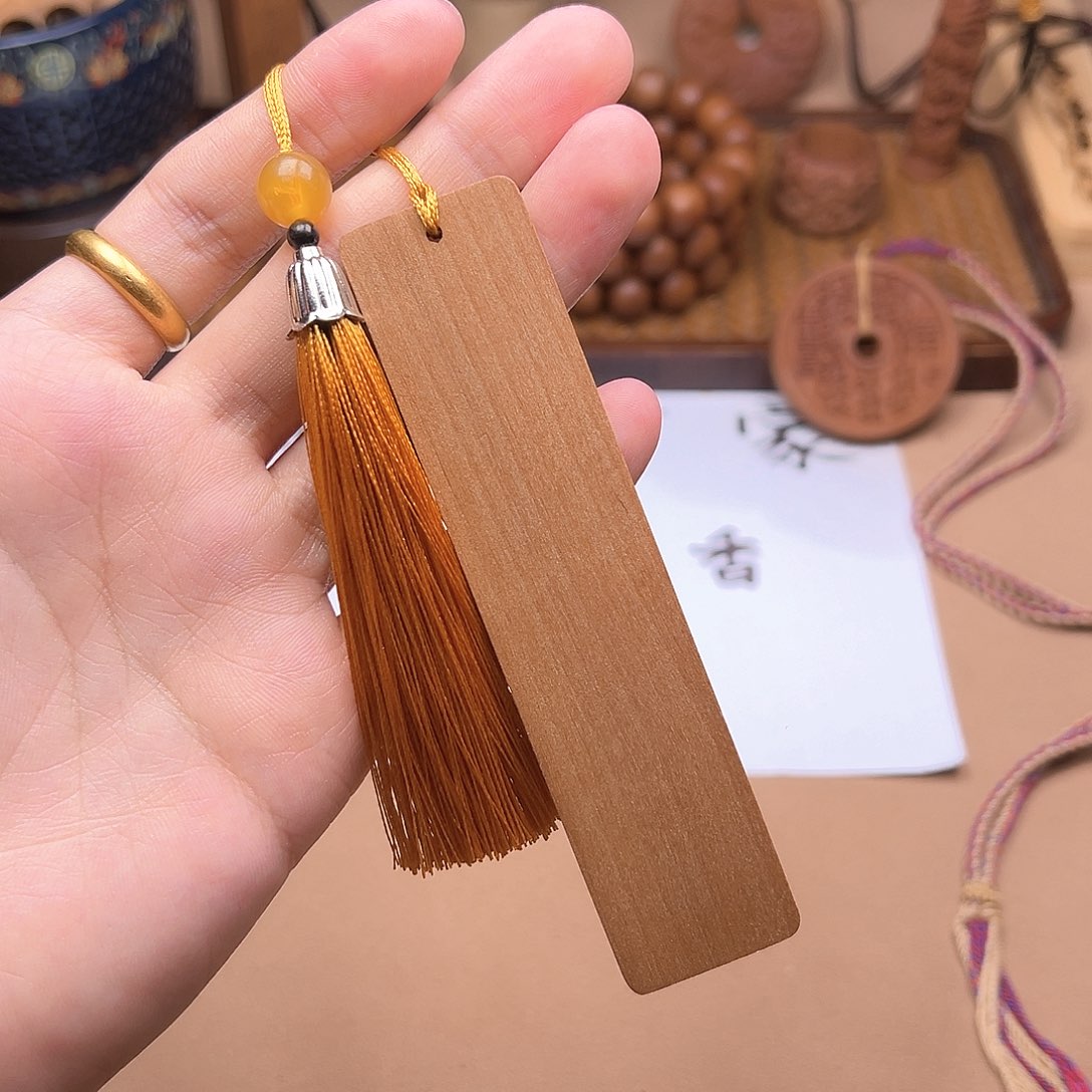 檀香木手串/手链书签 素面