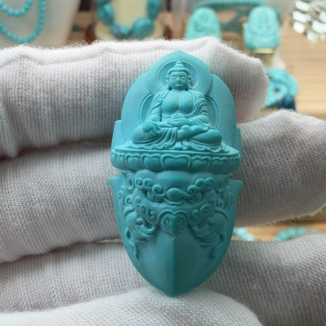 绿松石未镶嵌珠宝奇石