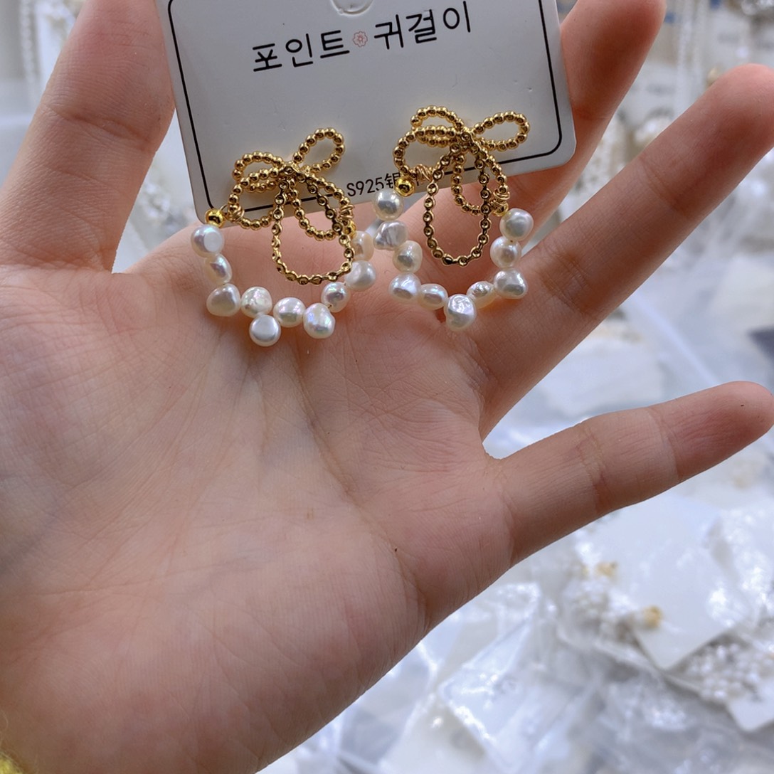 颈饰合金淡水珍珠