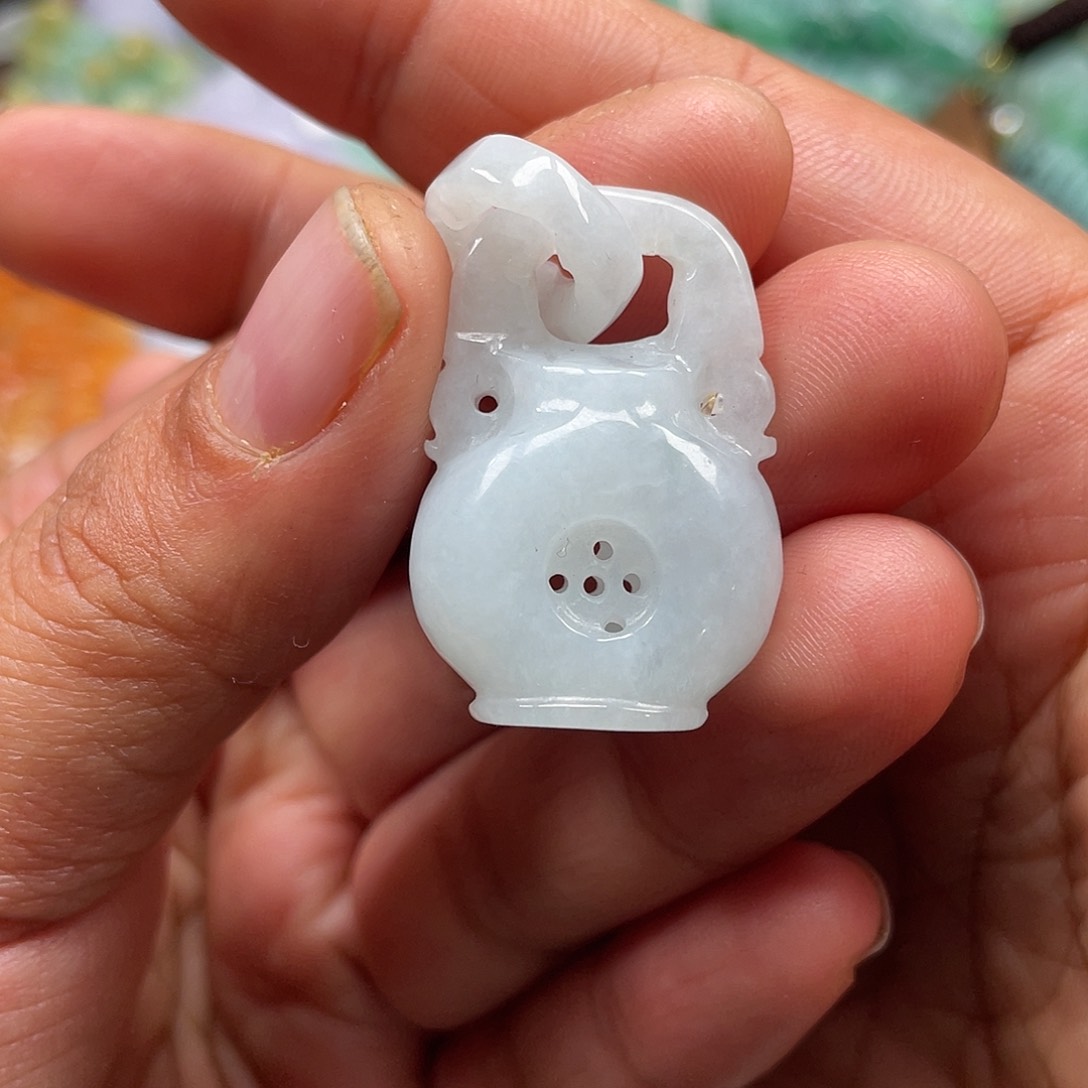 颈饰未镶嵌翡翠翡玉缘翡翠