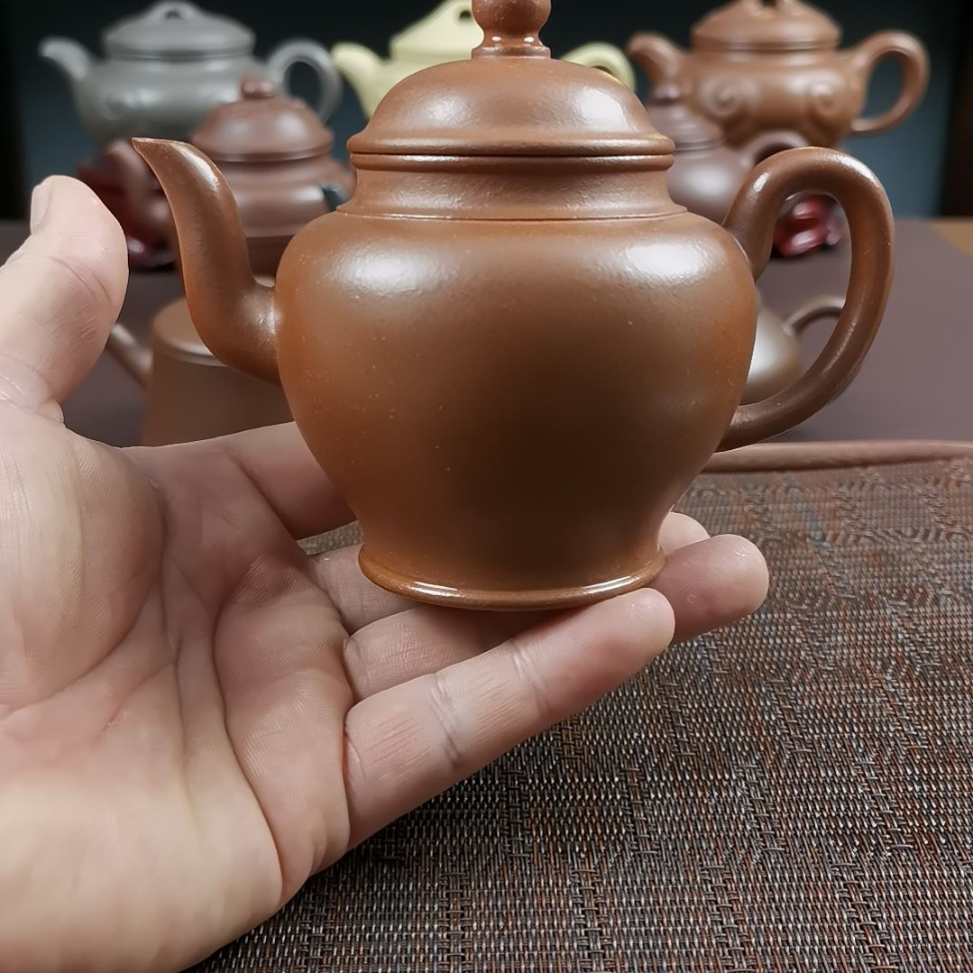 紫砂茶壶沉香泥宫灯280CC