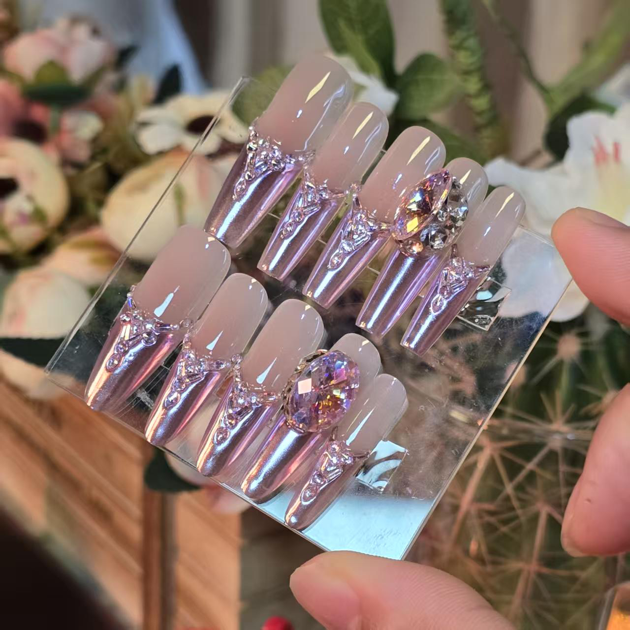 望春山丶烟花切月光(奥捷)珠宝级丶霸榜某书评测丶手工穿戴甲