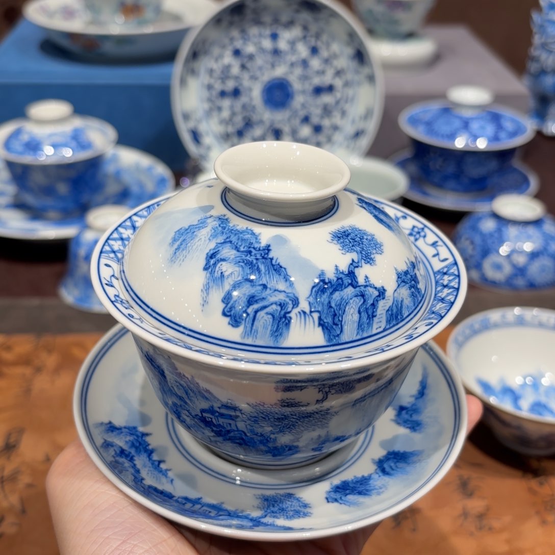 瓷片景德镇纯手工手绘