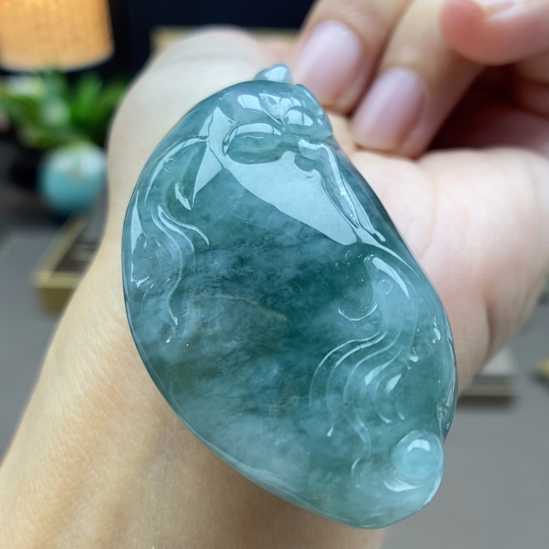 翡翠未镶嵌颈饰吊坠63