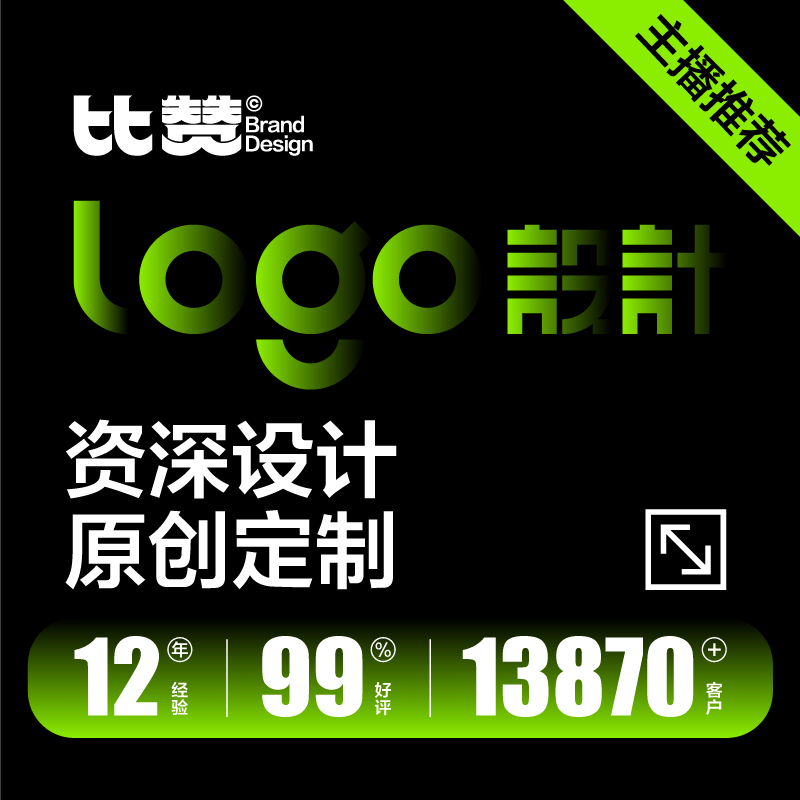  原创定制商标logo设计满意为止公司企业店铺餐饮头像字体设计