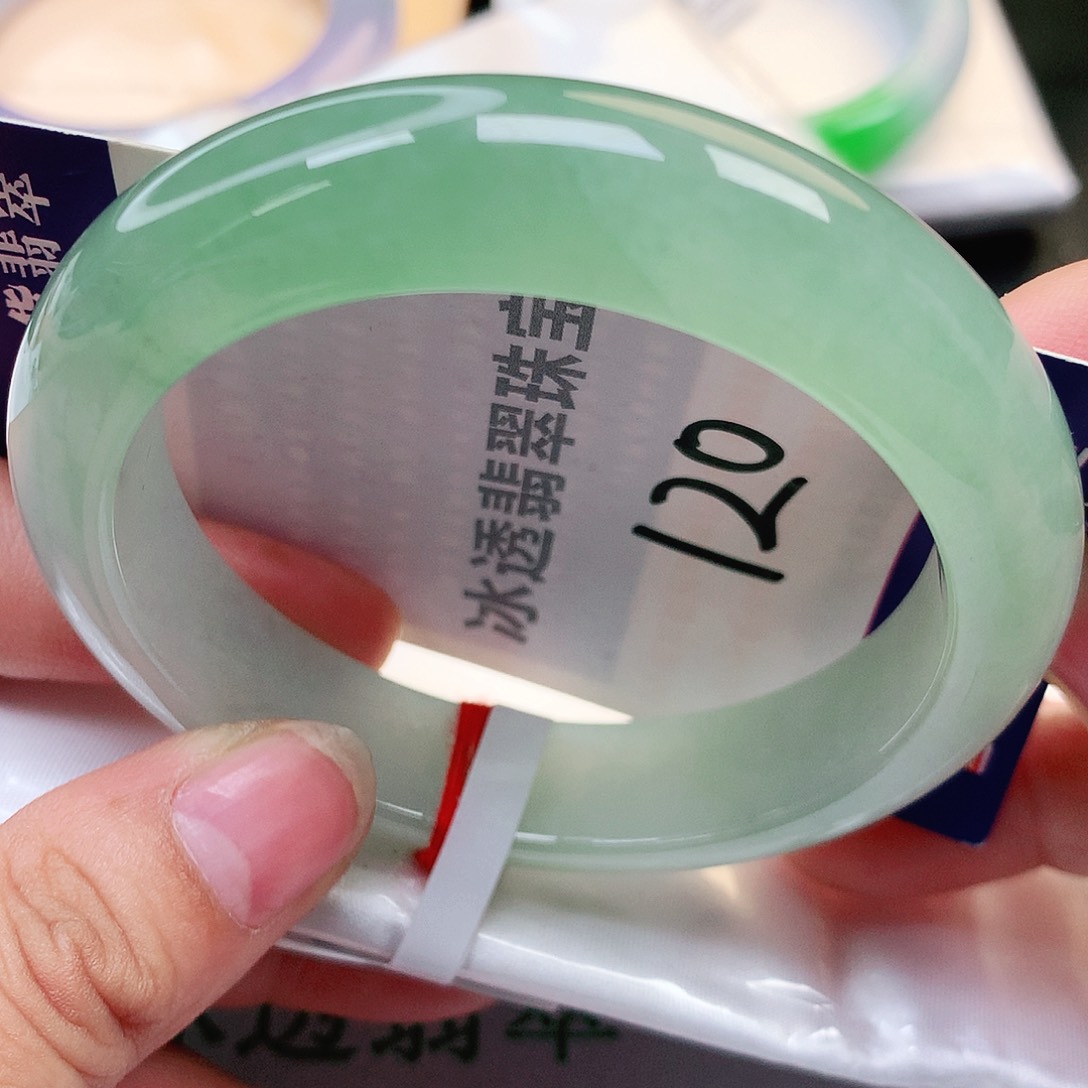 未镶嵌手镯翡翠A货翡翠老坑120号